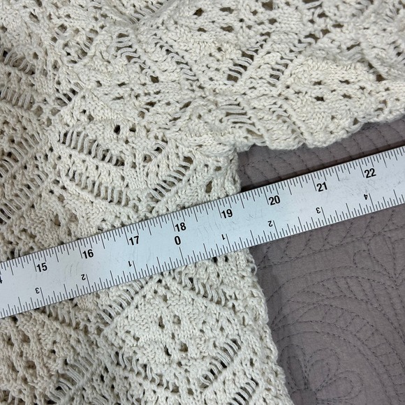 Simply Vera Women's Medium Cotton Crewneck Sweater Vera Wang - Picture 4 of 10